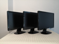 3 Units BENQ G2222HDL 22" LCD Monitor - $100