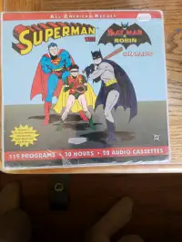 Sealed Vintage Collectible Superman Bat Man Radio 
