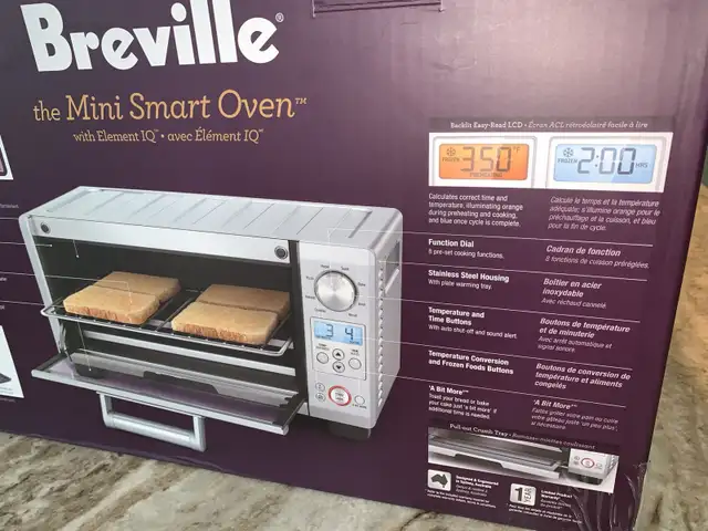 BREVILLE Mini Smart toaster oven in Toasters & Toaster Ovens in Markham / York Region - Image 11