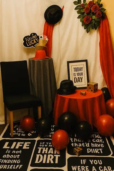 Casino Birthday Party Package + Add-ons: $130 3-Day Rental: $100 (deposit required) Pickup and drop-...