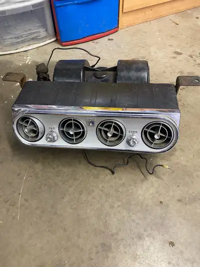 All these parts came off of my 1964.5 Mustang Under dash AC unit: 325$ AC compressor: 125$ 260ci int...