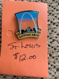 Gateway Arch St. Louis, Collectible Lapel Pin