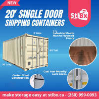 250-999-0093 New Shipping Container in Kamloops!