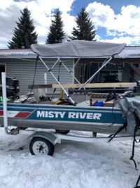 Misty River 16’ Boat