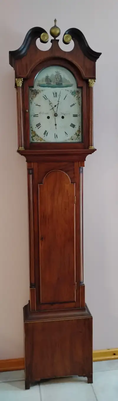 Antique Grandfather Clock, View more