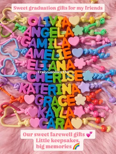 Birthday goodie bags, custom.m name keychain , View more