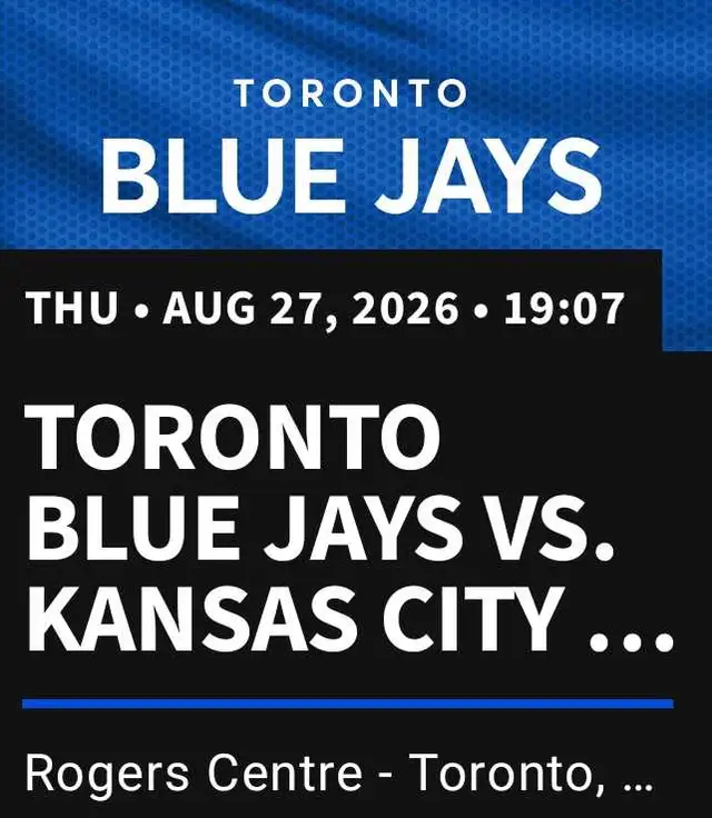 One Free Blue Jays ticket