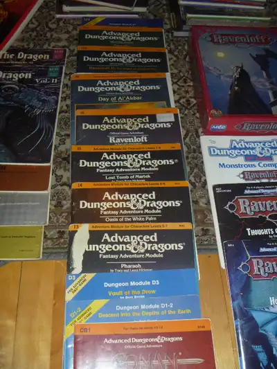 TSR AD&D Game adventures and source books Donjons et Dragons, View more