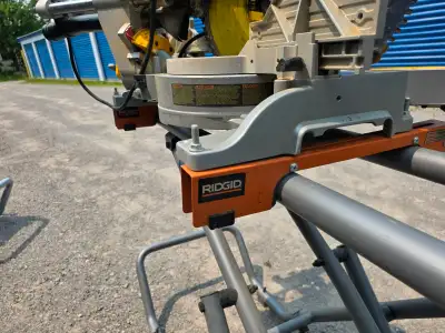 OTH PIECES $850.00 RIDGID Universal Mobile Mitre Saw Stand with Mounting Braces Model # AC9946 RIDGI...