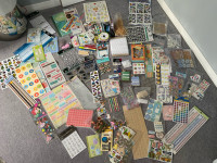 Stickers, ribbon, craft supplies all for $25