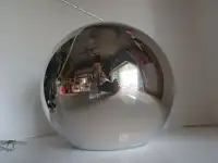 Used 12" 30 cm Glass Mirror Ball Pendant Light - Only $88