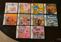 NINTENDO DS Games Lot - Set of 10 games
