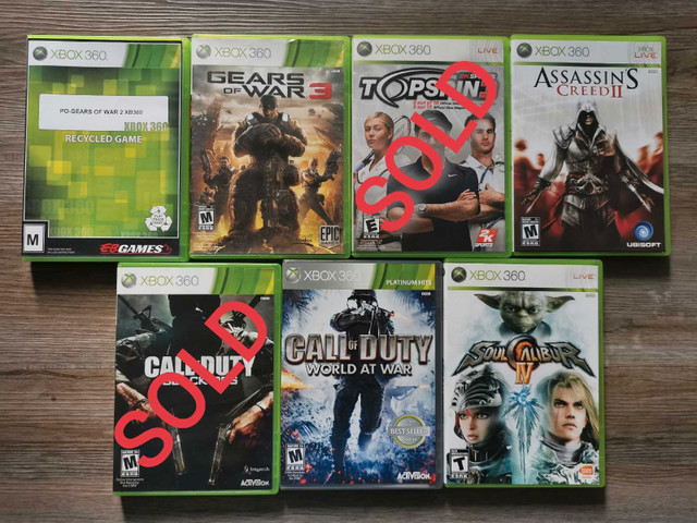 Assorted Xbox 360 games $5-$15 in XBOX 360 in London
