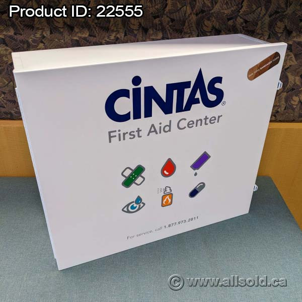 Cintas Mountable Metal First Aid Center Cabinet 19 x 16 in. in Health & Special Needs in Calgary