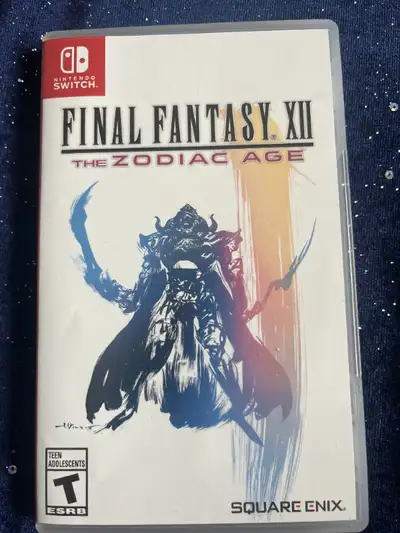 Final Fantasy 12 Nintendo Switch Cash Only Please Pick up in in Milton at Derry Road and Scott Blvd.