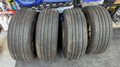Selling a set of 4 light used summer tires Yokohama Advan dB V552 225/45R19 All tires are 9/32nds Da...