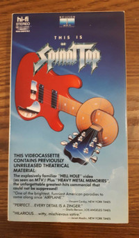 VHS This is Spinal Tap 