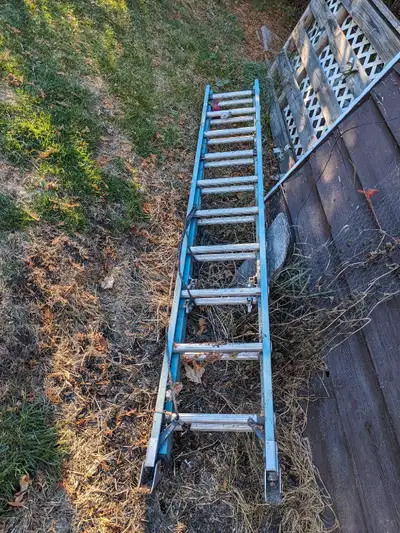 16ft expandable aluminum ladder, View more