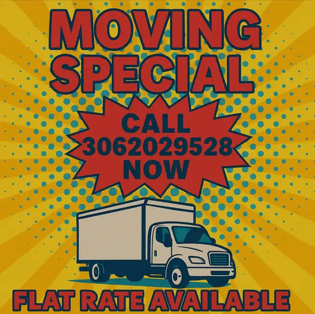 Two Movers In A Moving Truck - Saskatoon - [LOWEST PRICES]63793687161729120