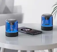 Mini Crystal Wireless Bluetooth Speaker w/LED lights HIFI sound