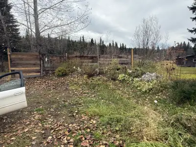 1.25 acres with a spring running along property line. Neighbours have a well next to our property. G...