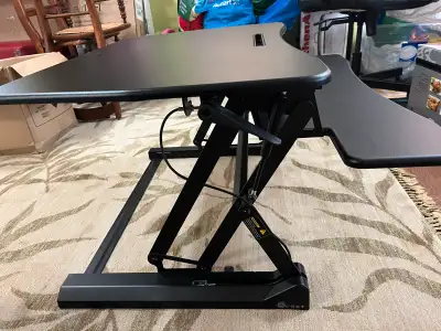 Computer Table top Dual Monitor desk riser with workstation, View more