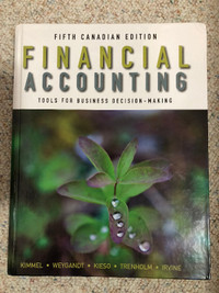 Financial Accounting : Fifth Canadian Edition : Like NEW