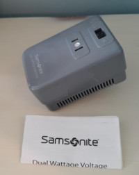 Samsonite Dual Wattage Voltage Converter 500W - 1600W - w instru