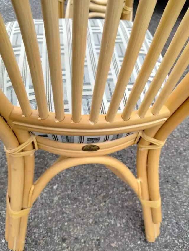 80's Retro 3-Piece Boca Rattan Wicker Set in Coffee Tables in City of Toronto - Image 7