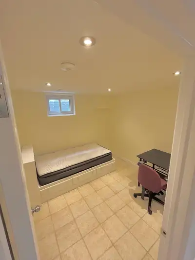 One Single Room Available for Rent in a two bedroom Basement unit Available from April 1st Single Oc...