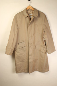 Vintage Hackett London Long Trench Coat Size 38 short