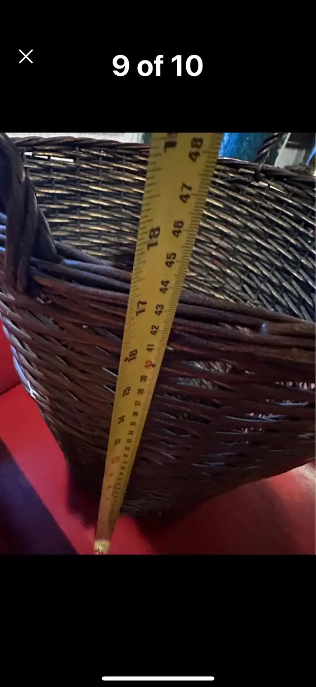 BEAUTIFUL BRAND NEW BIG WICKER BASKET in Home Décor & Accents in Regina - Image 9