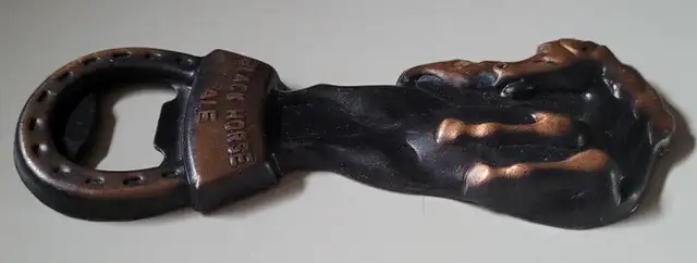 Vintage Black Horse Ale Copper Bottle Opener East York Trophies in Arts & Collectibles in Oshawa / Durham Region - Image 5