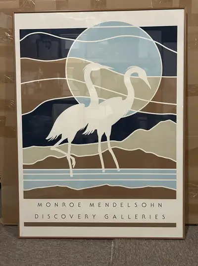 Monroe Mendelsohn 2 Swans artwork, View more