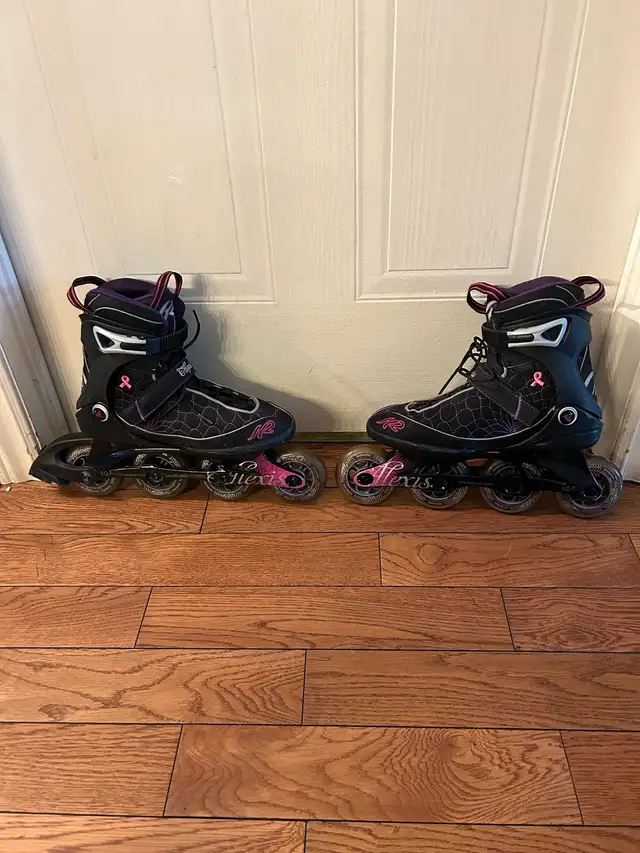 Paire de patins roue alignées K2 Alexis W 8.5us inline skates in Skates & Blades in City of Montréal - Image 2