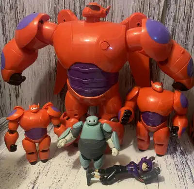 Looking to sell these together as seen in the photos Included is ~ • Largest Baymax is the Armour Up...