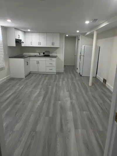 One bedroom basement apartment