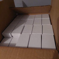 White Gloss Jewellery Boxes 2.5" x 1.5" x 7/8 98 pcs NEW BNWT