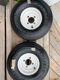 Two 5.70-8 trailer tires for sale