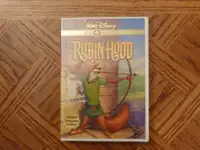 Disney Robin Hood Gold Edition  DVD    new still sealed   $10.00