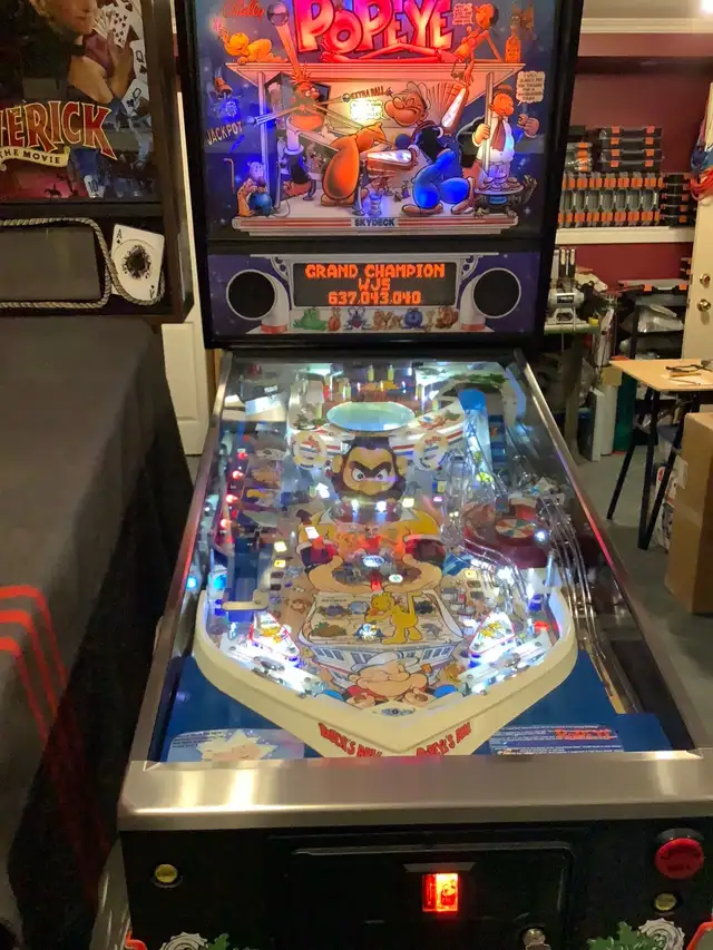 1994 Restored Popeye Pinball in Hobbies & Crafts in Barrie - Image 2