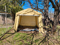 Free fabric storage shed