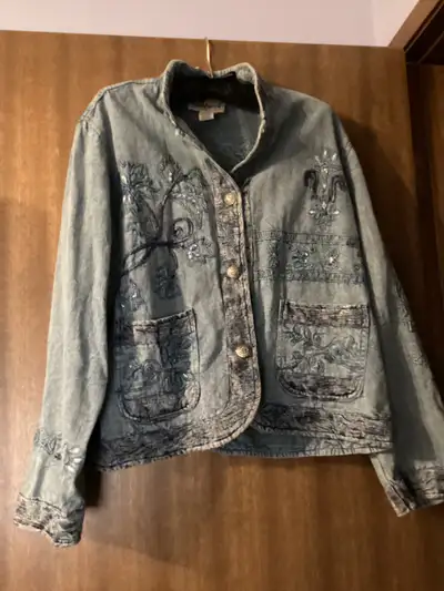 Vintage  Pretty Jean jacket by flashback, View more