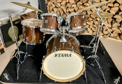 REDUCED!!! TAMA SuperStar Classic Maple Drumset/Zildjian Cymbals, View more