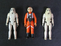Vintage 1970's Star Wars Action Figure Lot