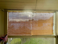 Bamboo Roll Up Window Blind Sun Shade Privacy Screen