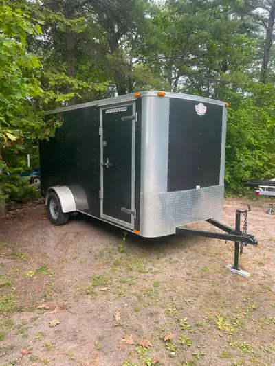 2014 Cargomate enclosed 6X12 trailer with ramp door, in excellent condition no mileage only used for...
