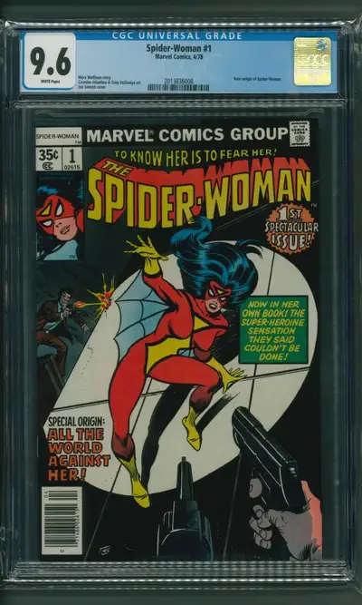 SPIDER-WOMAN #1 CGC 9.6, View more