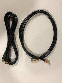 6 Foot Cable TV Cords:  Professional Grade