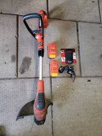 Black and decker cordless weed Wacker string trimmer